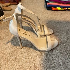 Lulus Tan Nude Stiletto Heels